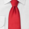 Stropdas satijn helderrood