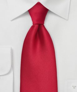 Stropdas satijn m rood