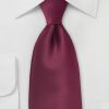 Stropdas satijn bordeaux
