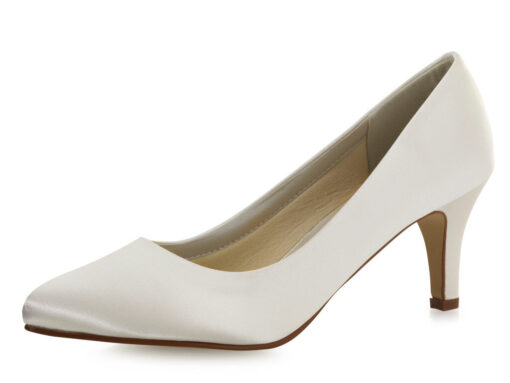 schoenen Lottie ivoor satijn