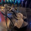zwarte pump gliter