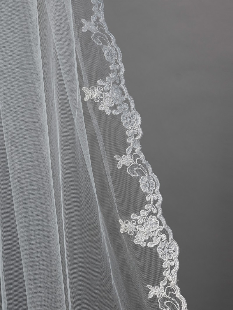 Poirier kanten sluier S51 - Afbeelding 3