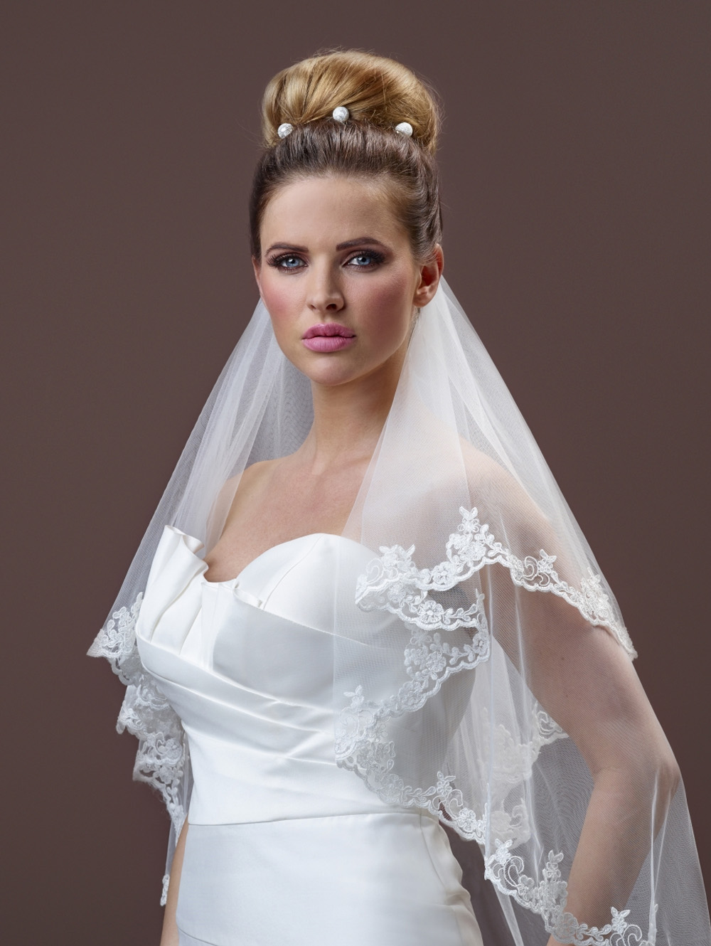 Poirier kanten sluier S51 - Afbeelding 5