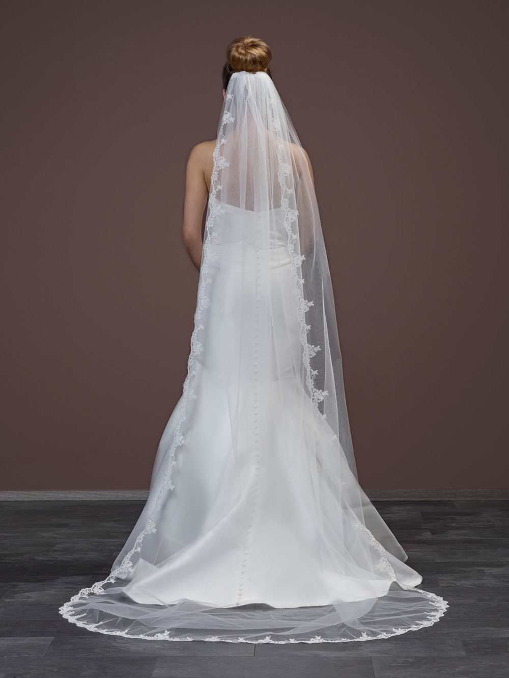 Poirier kanten sluier S51 - Afbeelding 7