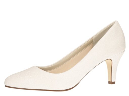schoenen Brooke off-white metallic