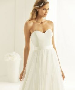 Bianco Evento mix match glitter tulle rok Mahalia bruid