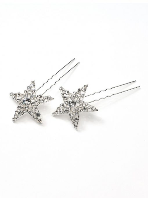 Poirier 2 haarspelden strass BB1276
