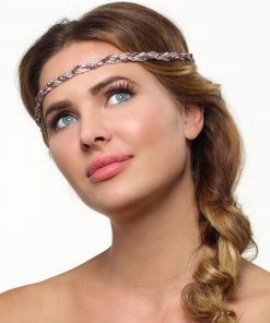 Poirier gevlochten boho haarband BB217