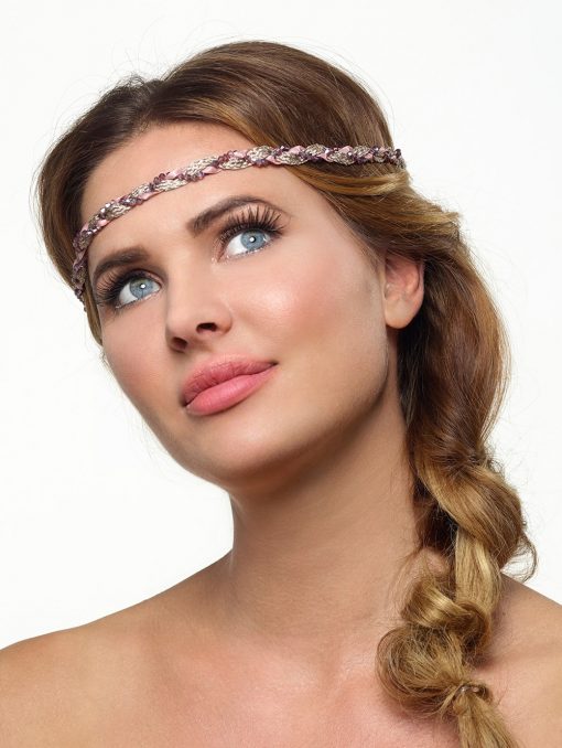 Poirier gevlochten boho haarband BB217