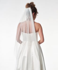 Poirier basic sluier zonder bewerking in allerlei kleuren S12