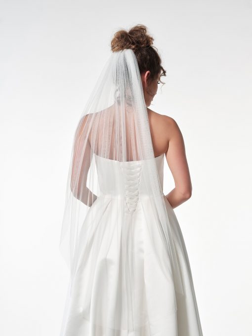 Poirier basic sluier zonder bewerking in allerlei kleuren S12