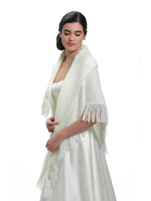 Poirier poncho voor de bruid S172