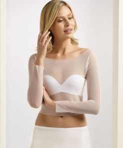 stretch tulle bolero