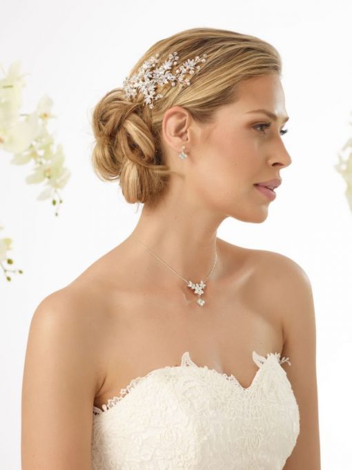 Bianco Evento haar accessoire met kristalletjes 394