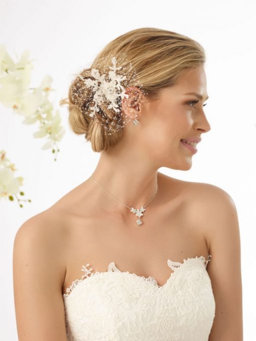 Bianco Evento haar accessoire bruid ivoor 113