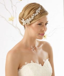 Bianco Evento haar accessoire bruid ivoor 123