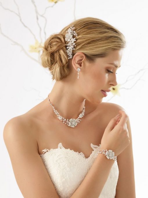 Bianco Evento haar accessoire met kristalletjes 1645