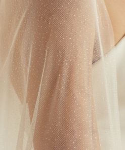 Bianco Evento sluier glitter tule S361 S362 S363