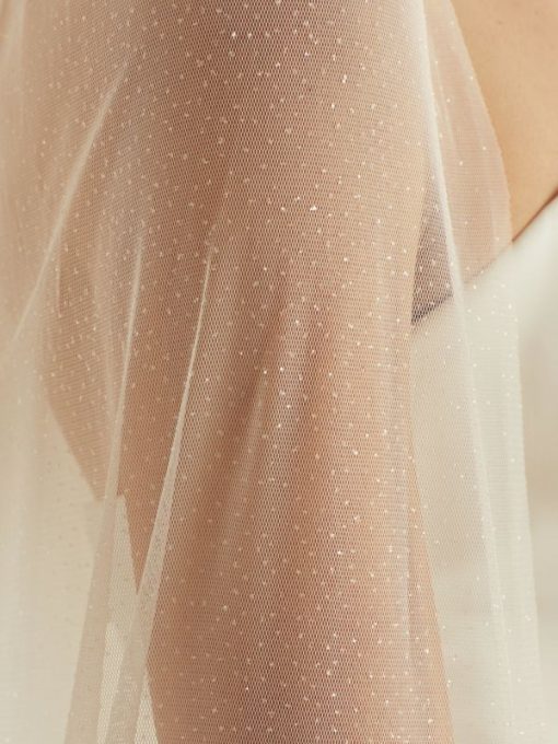 Bianco Evento sluier glitter tule S361 S362 S363