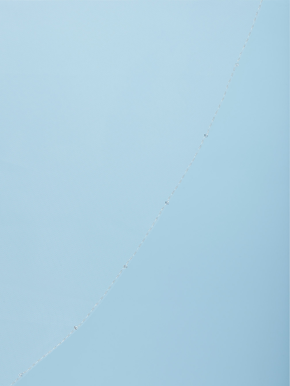 Poirier sluier met glassteentjes verschillende lengtes en lagen S31 - Afbeelding 2