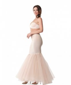 Poirier fishtail zeemeermin petticoat 180 cm omvang jersey heupstuk 62-180