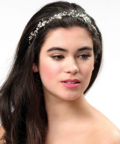 Poirier haarsieraad met parels en strass BB 8578