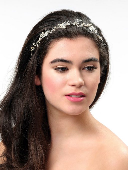 Poirier haarsieraad met parels en strass BB 8578