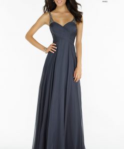 Alyce Paris chiffon galajurk antraciet 8023