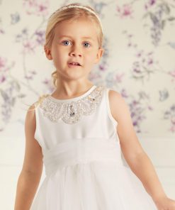 Bruidsmeisjes jurk met glitter 08 417 communiekledij lilly