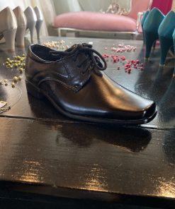 schoenen jongens nette veterschoen, lakschoen, wit, ivoor en zwart