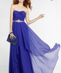 black dress plisse alyce