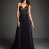 pronovias zwarte galajurk