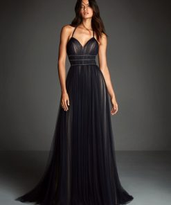 pronovias zwarte galajurk