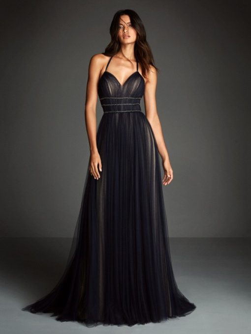 pronovias zwarte galajurk
