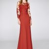 red dress pronovias