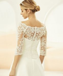 kanten bolero mouw bianco evento