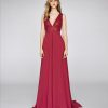 pronovias glitterjurk rood