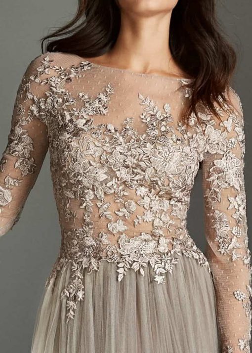 pronovias kanten jurk