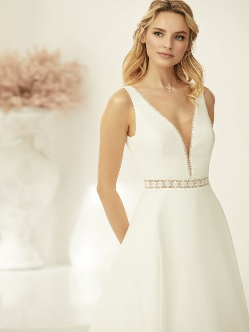 bianco evento azaria trouwjurk