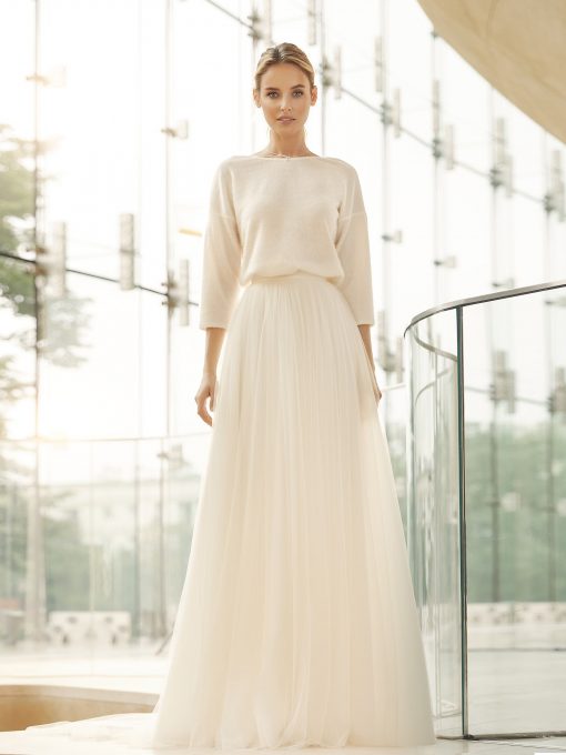 bianco evento tulle rok calypso