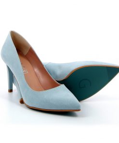 giulia licht blauwe pump