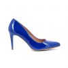 giulia blue capri lak pump