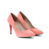 giulia coral pink suede pump