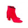 enkellaars rood giulia 8 cm hak