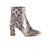 giulia snakeprint enkellaars