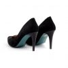 giulia intense nero suede pump