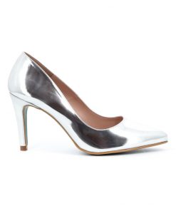 giulia zilver lak pump