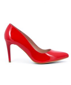 lak pump rood giulia
