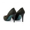 giulia groene suede pump