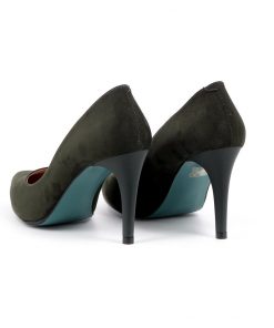 giulia groene suede pump